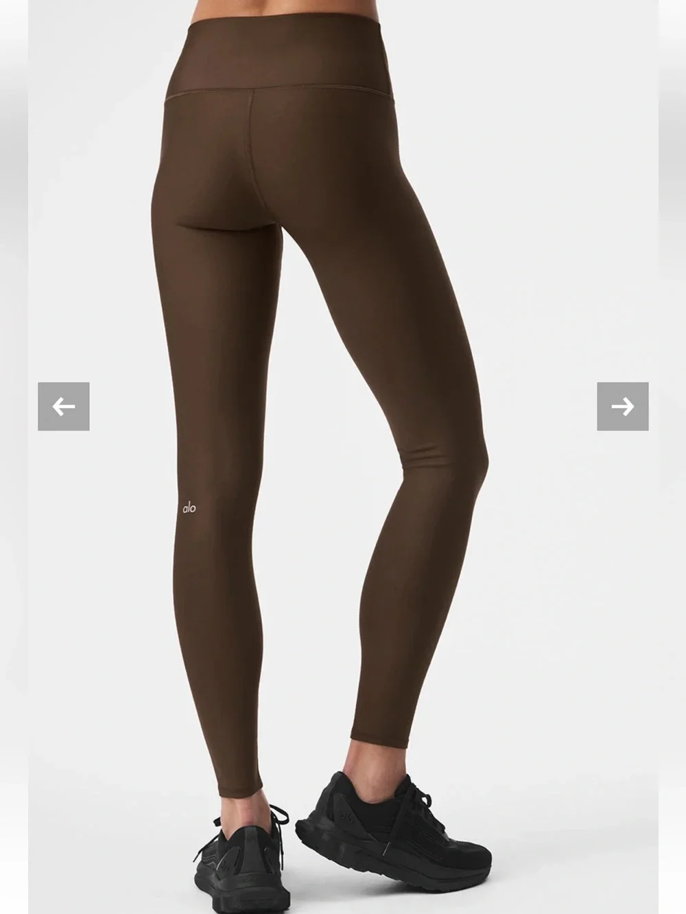 ALO Yoga 7/8 High-Waist Airlift Leggings in Espresso